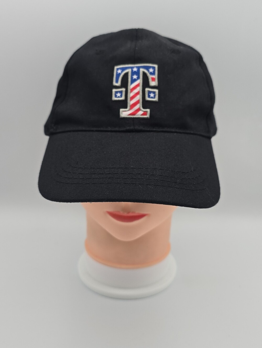 Unbranded Patriotic T-Mobile Logo Mobilize For Service Black Adjustable Hat
